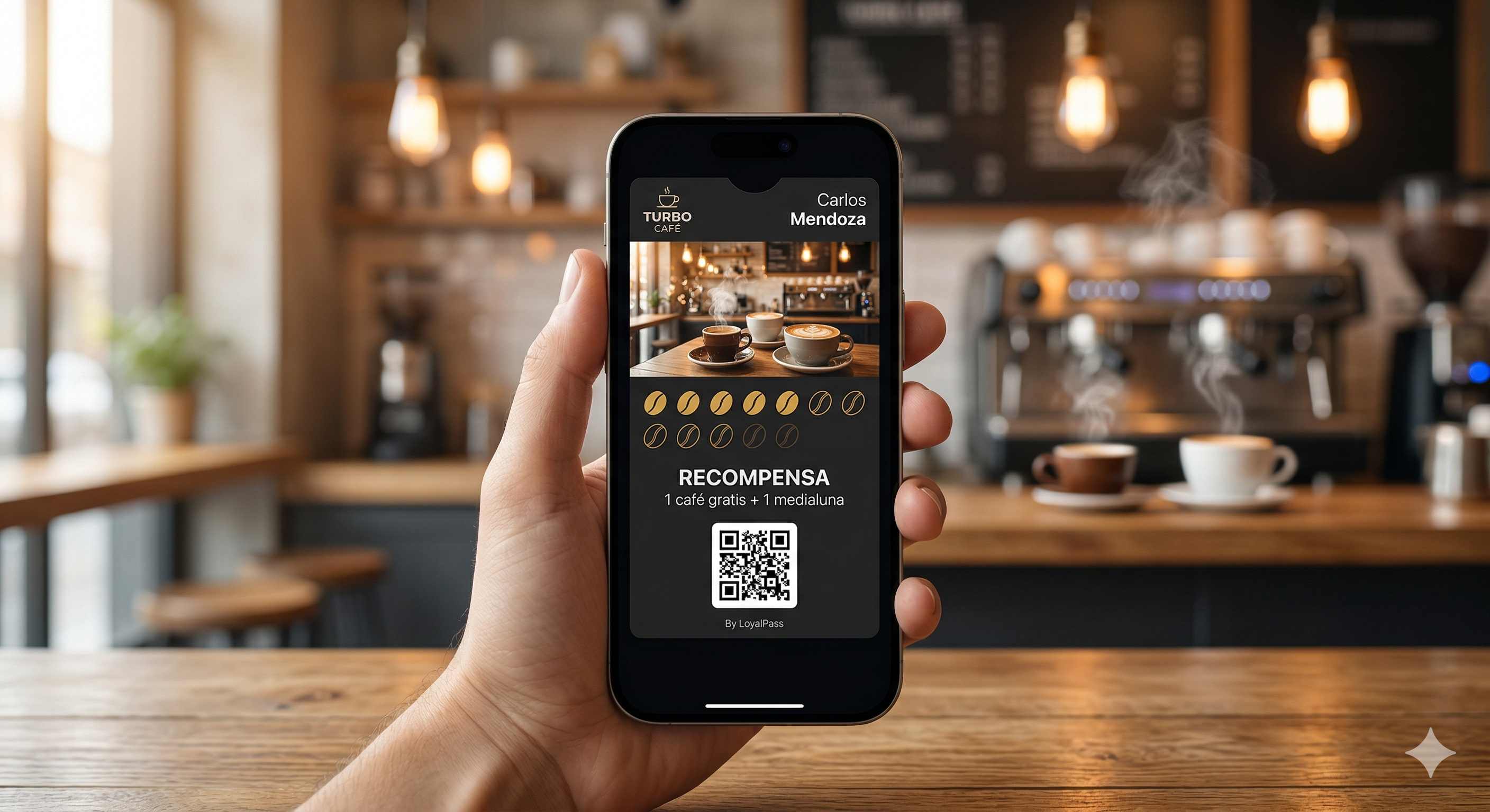 Local de negocio chileno implementando fidelización digital con LoyalPass